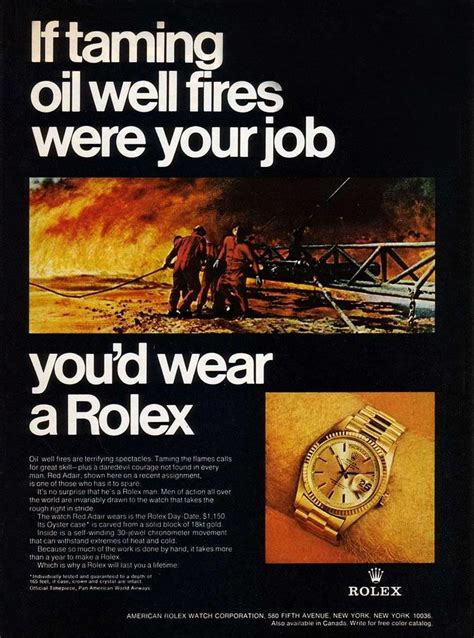 rolex advertisement|rolex ads from the past.